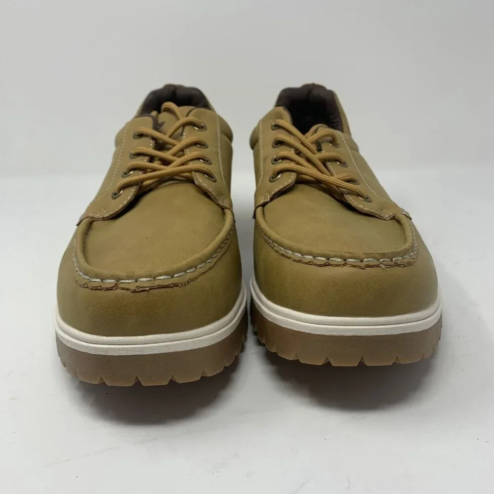 Xray‎ Footwear XRW2524 Delbert Loafers Shoes Men's 12 Brown Faux Leather 8121